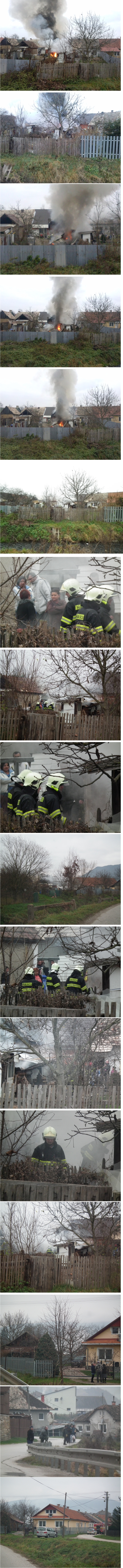 hasiči hasili požiar Brzotín okres Rožňava 